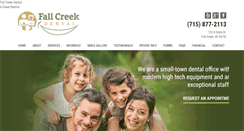 Desktop Screenshot of fallcreekdental.com